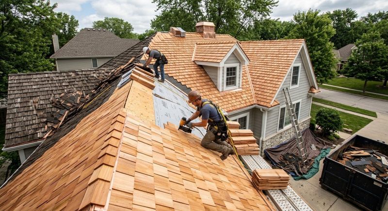 Wood Shingle Roof Replacement in Fredericksburg, VA