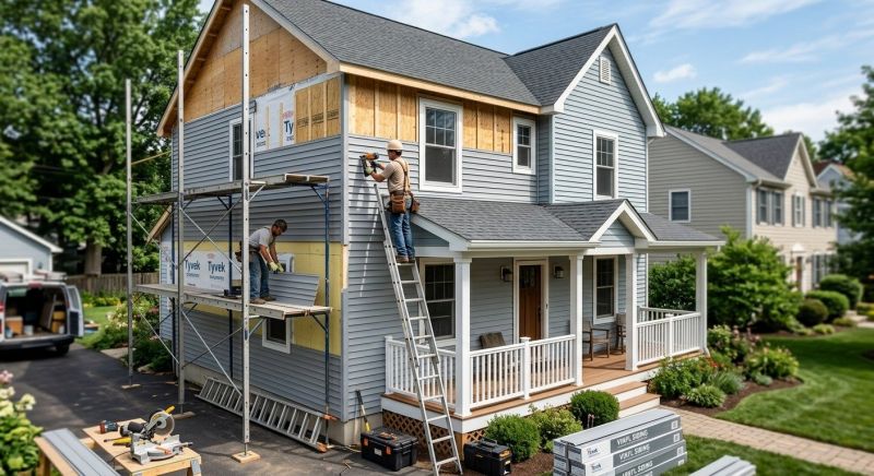 Vertical Siding Replacement in Stamford, CT